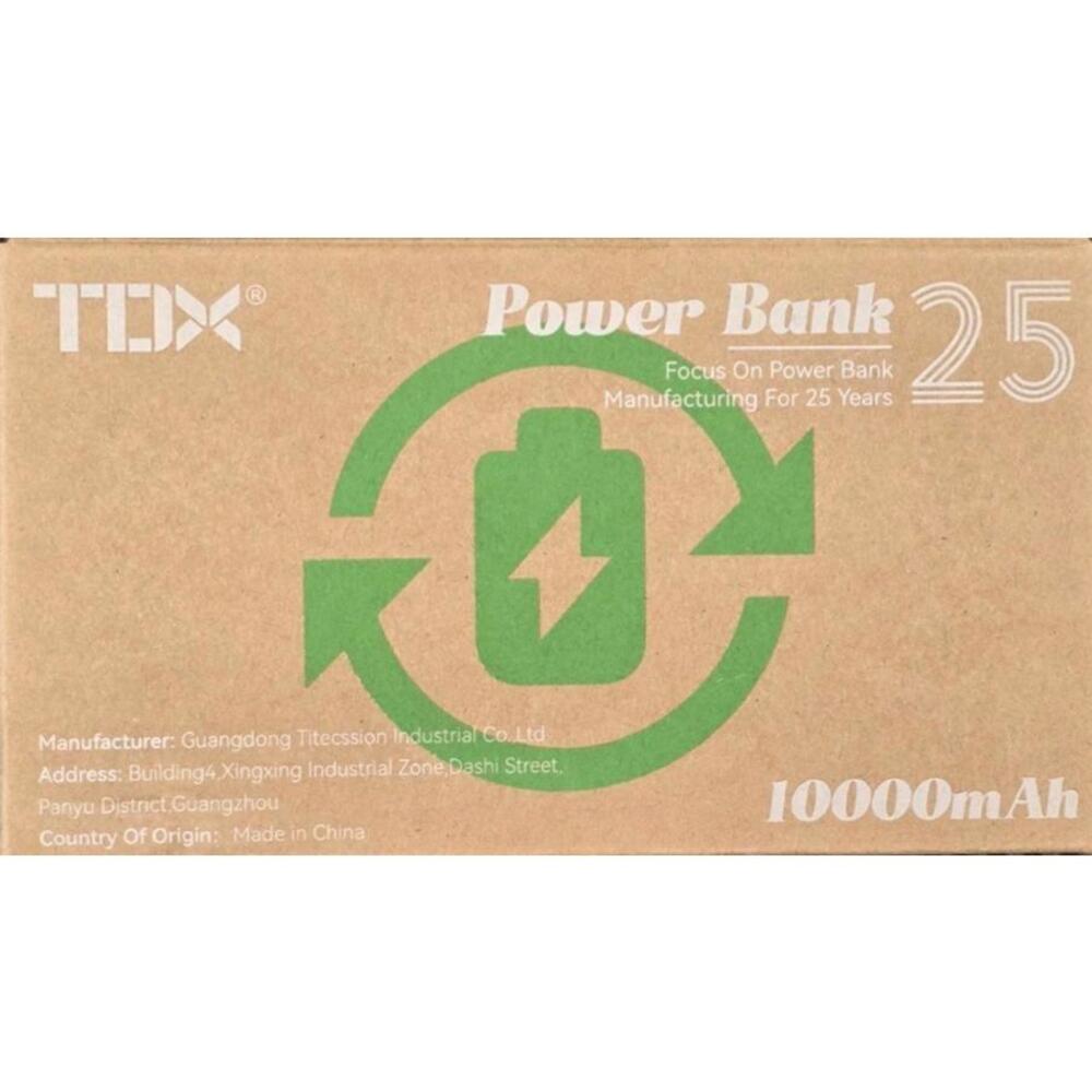 Power Bank (TDX)-(Cell Phone Charger)-(10000mAh)-(Black)-$30 - Picture 3 of 5